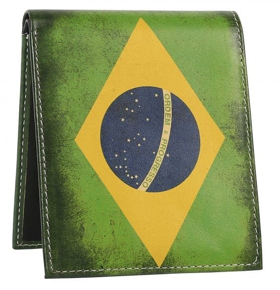 Brazil Flag Mens Wallet