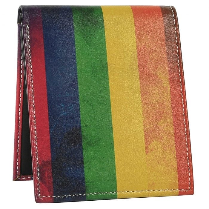 LGBT Gay Flag Leather Wallet