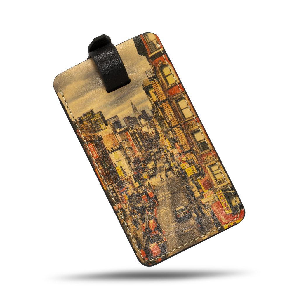 Chinatown Leather Luggage Tag United Streets of Art