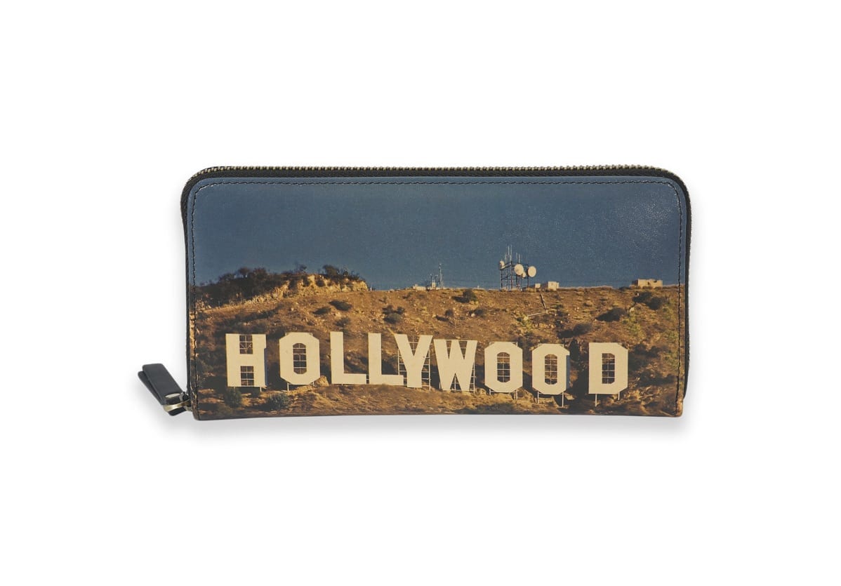 Faux Leather Wallet Hollywood Sign