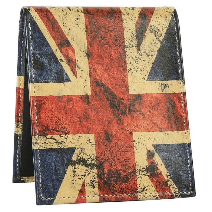 British Flag Mens Leather Wallet