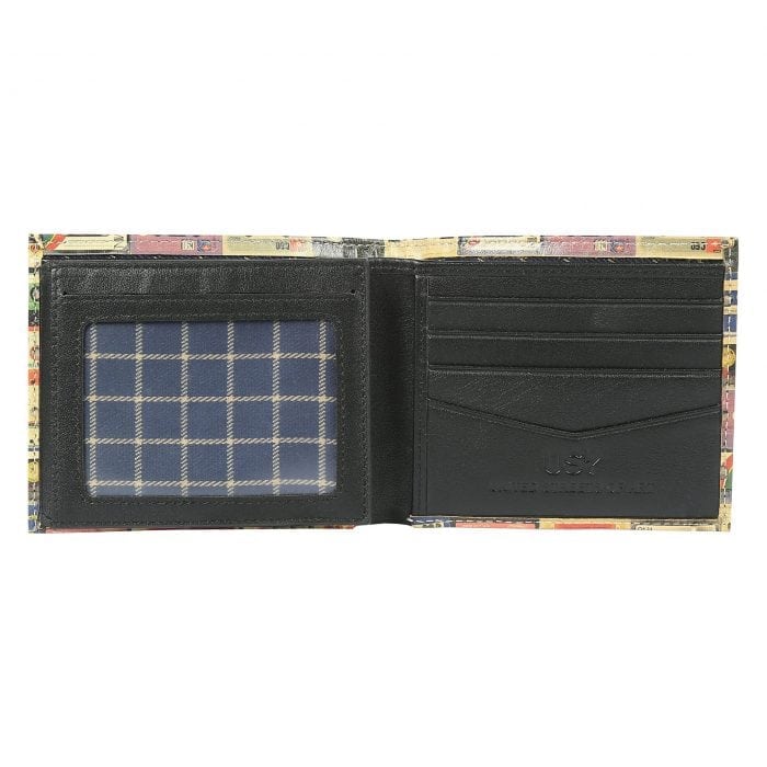 Cassette Tape Collage Leather Wallet