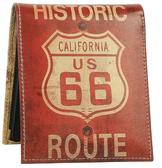 historic route 66 mens wallet